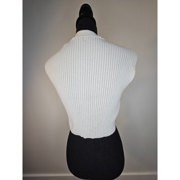 FREE PEOPLE size S women's cropped‎ knit vest - Picture 10 of 12